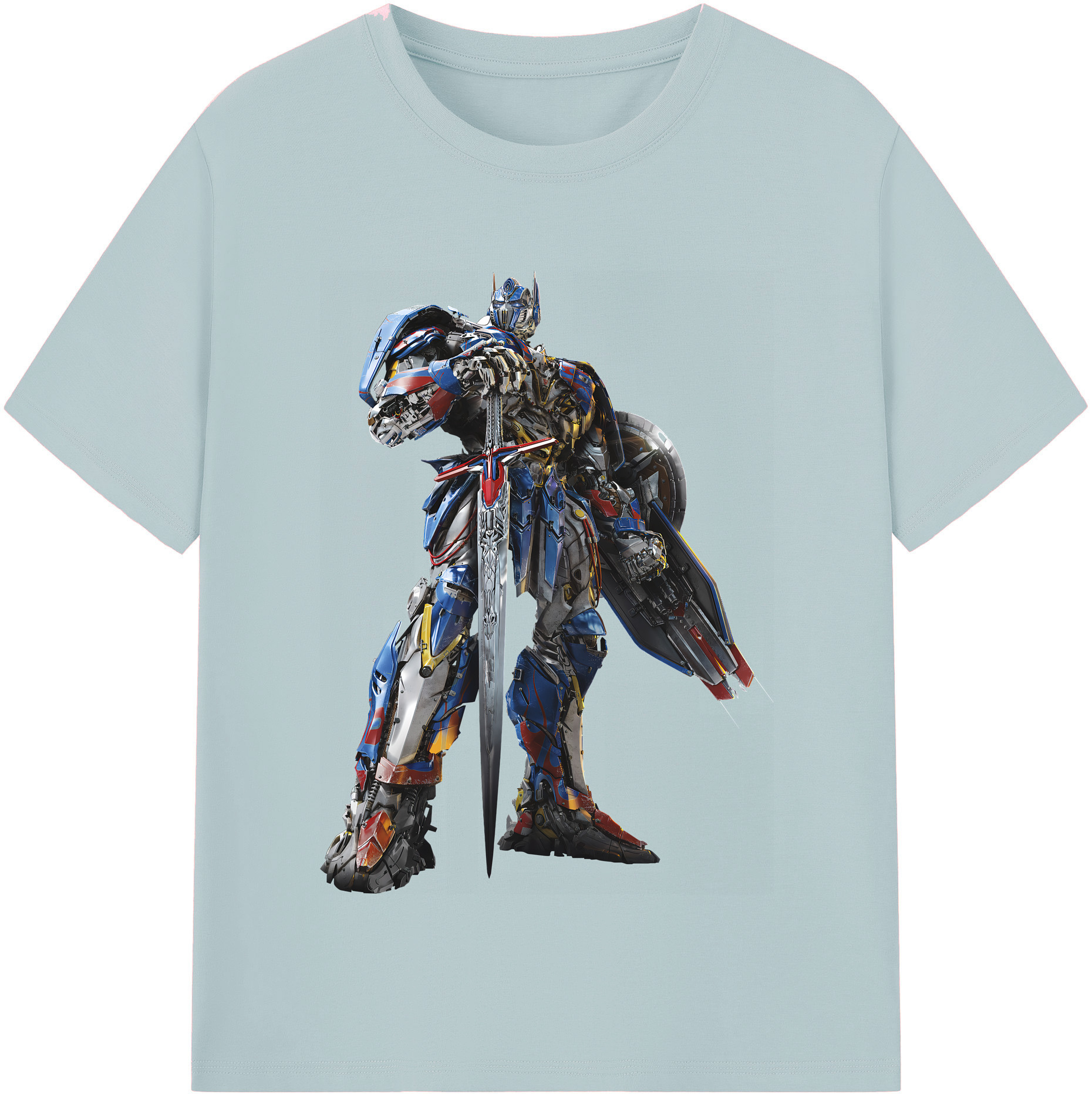 （画像用） Transformers トランスフォーマー 綿100％半袖Tシャツ（フロントプリント）